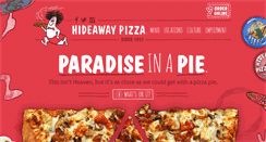 Desktop Screenshot of hideawaypizza.com